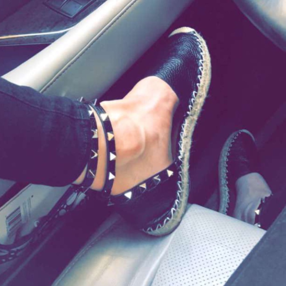 Black Valentino Garavani Espadrilles size 39!